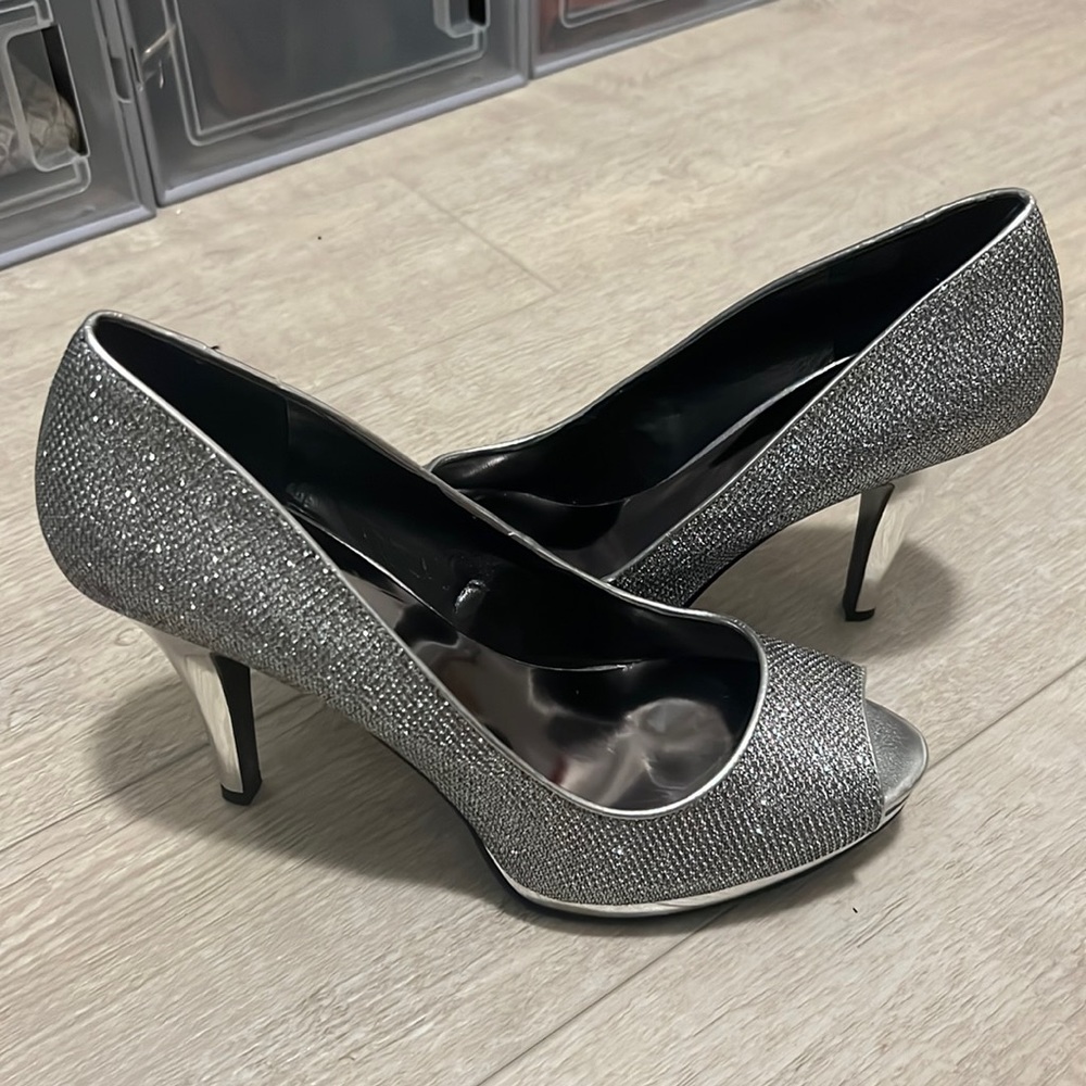 Nine West Peep Top Heels